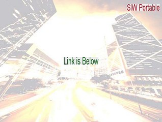 SIW Portable Full Download (Legit Download 2015)