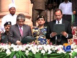 Justice Faisal Arab takes oath as CJ SHC-Geo Reports-17 Feb 2015