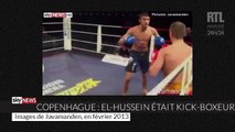 Le tueur présumé de Copenhague lors d'un match de kick-boxing