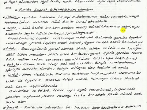 İLH2006 01.Ünite ErolBalcı - HADİS Ders Notları Kuran Sünnet Bütünlüğü