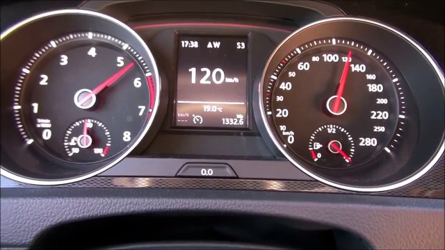 2014 VW Golf 7 GTI Acceleration 0-230 km-h