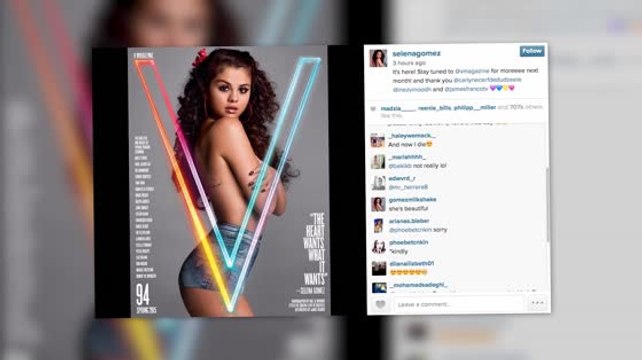 Selena Gomez Goes Topless on Cover, Opens Up About Bieber