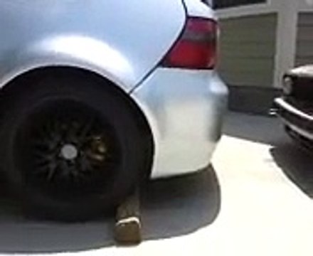 VW Golf 4 GTI VR6 EXHAUST SOUND Cat back revs