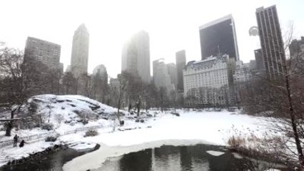 Central Park'ın Gölleri Dondu
