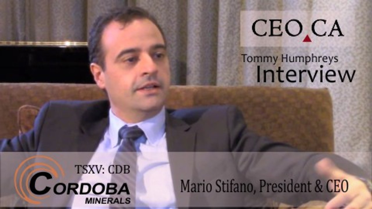 Cordoba Minerals (TSXV: CDB) Tommy Humphreys Interview - CEO.CA