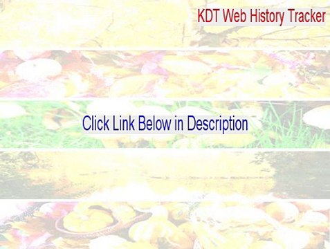 KDT Web History Tracker Download Free [KDT Web History Trackerkdt web history tracker]