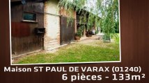A vendre - Maison/villa - ST PAUL DE VARAX (01240) - 6 pièces - 133m²