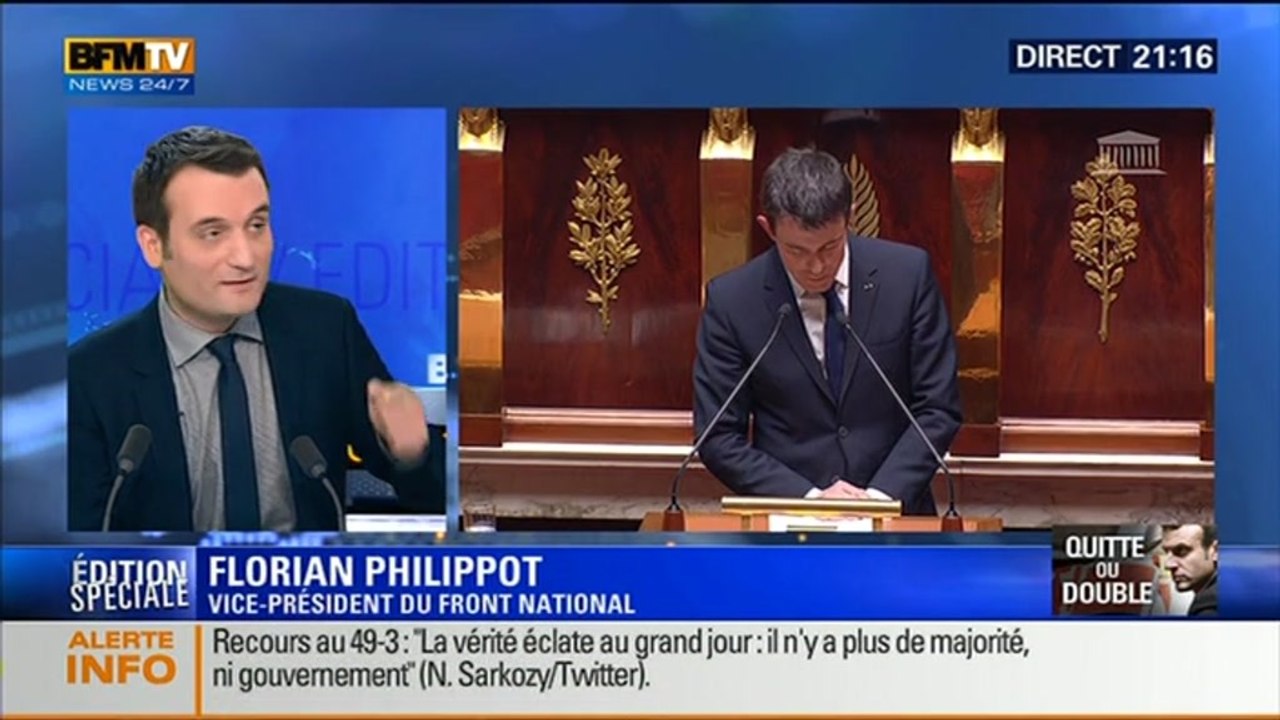 News & Compagnie (2/3): Édition spéciale Loi Macron: "Le recours au 49.3 est un signe de faiblesse de la part du gouvernement": Florian Philippot - 17/02