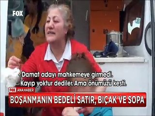 Koca dehşeti karayolunu savaş alanına çevirdi Boşanmanın bedeli Satır, Bıçak ve Sopa