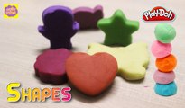Play Doh - Shapes | Learning  Shapes Star Heart Butterfly | Video For Kids & Childrens