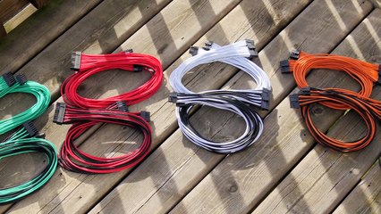 CableMod C-Series Individually Sleeved Cables - Sexy and Simple