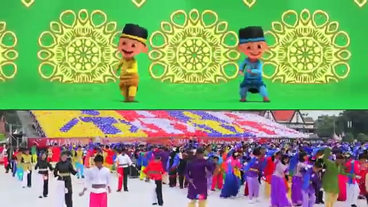 Upin Ipin - Persembahan Pembukaan Hari Kemerdekaan ke 57 HD
