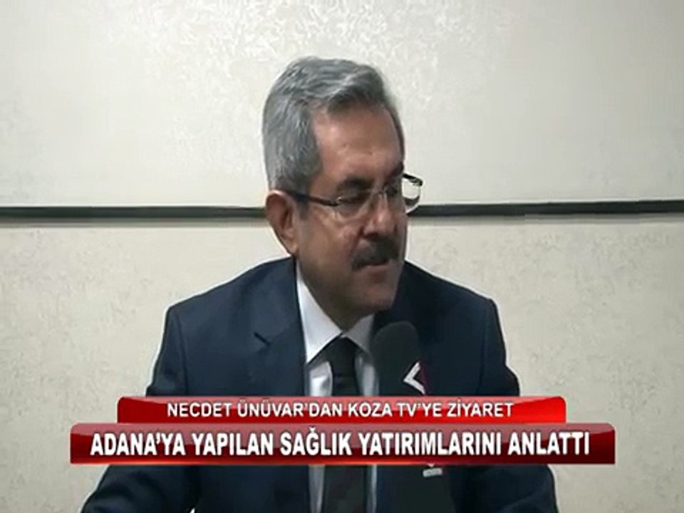 PROF.DR.NECDET ÜNÜVAR’DAN KOZA TV’YE ZİYARET