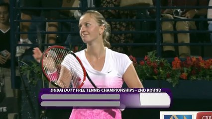 Kvitova avanti adagio a Dubai