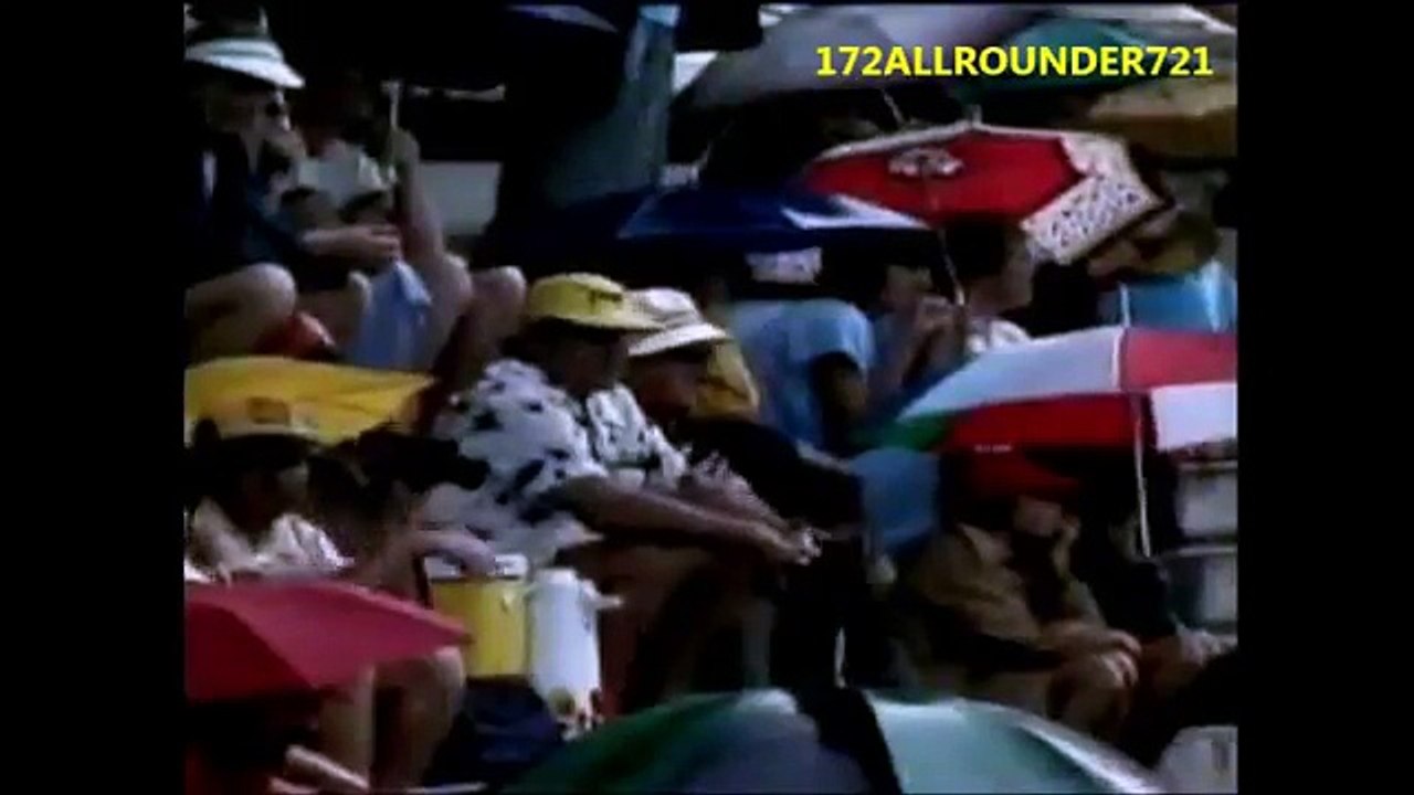 Geoff Lawson lively fast bowling , Kate Fitzpatrick commentating 1983