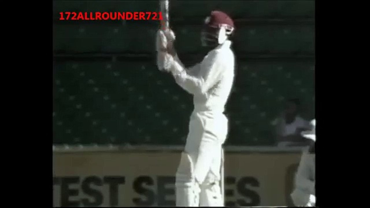 Gus Logie STUNNING Cover drive vs the Aussies
