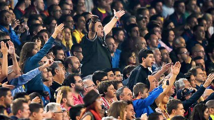 FC Barcelona Fans Chant "Cristiano Is A Drunk" At Game