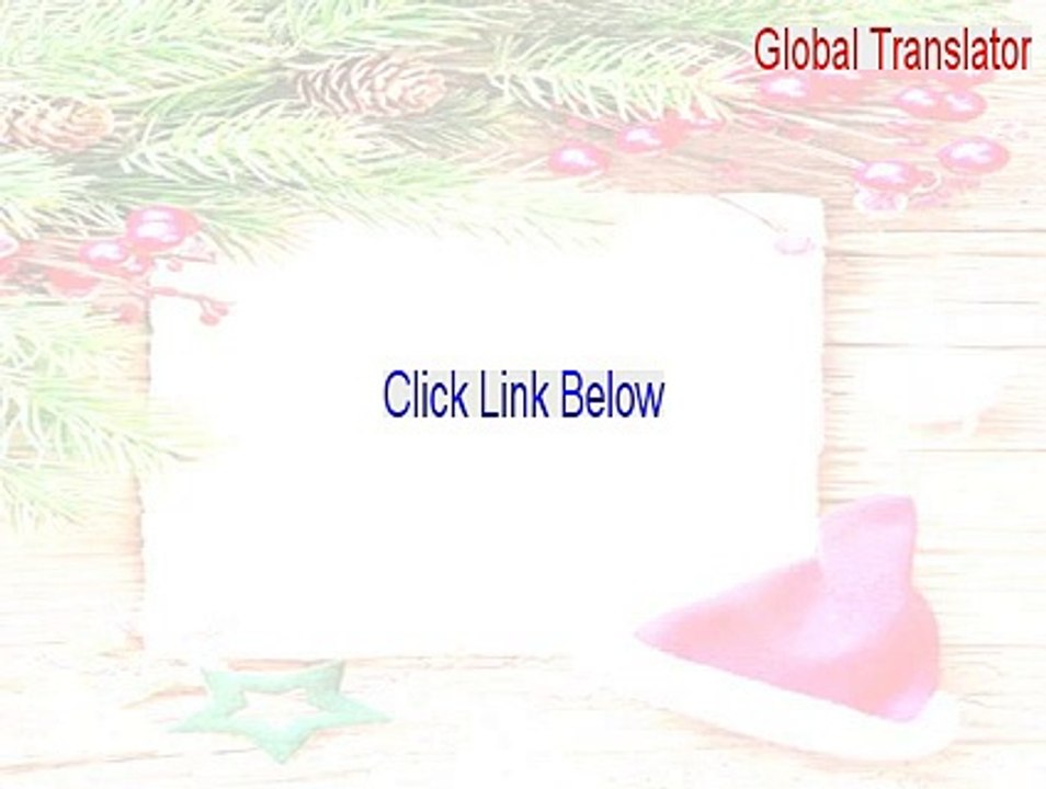Global Translator Key Gen [Download Here]