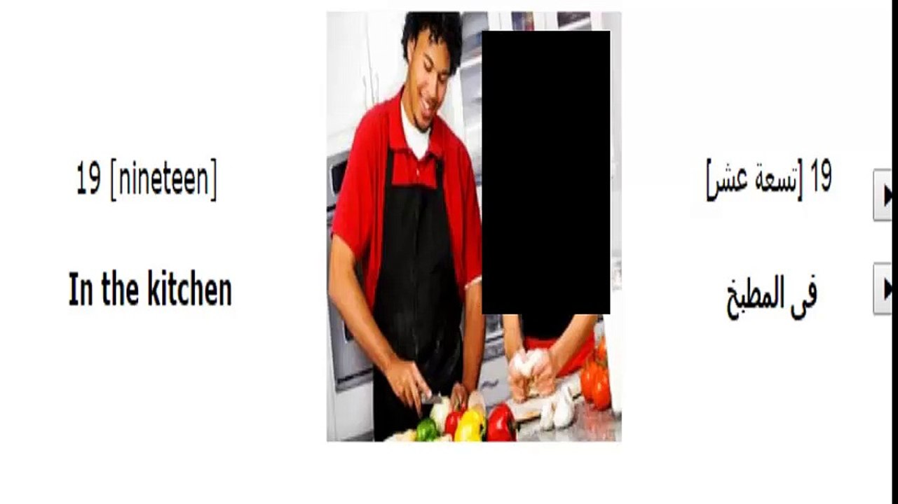 IN THE KITCHEN learn Arabic 19
