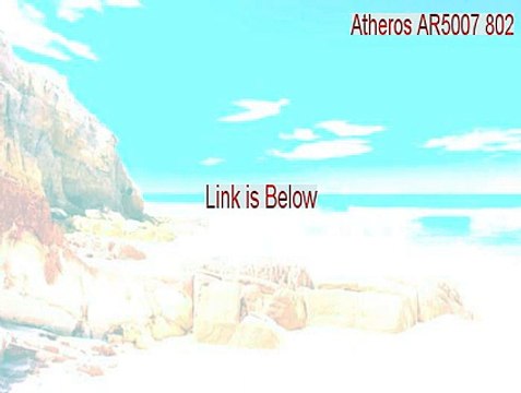 Atheros AR5007 802.11b/g WiFi Adapter Full [atheros ar5007eg 802.11 b/g driver 2015]
