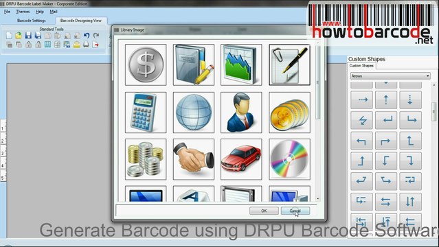 Databar EAN 13 Font using to design barcode labels