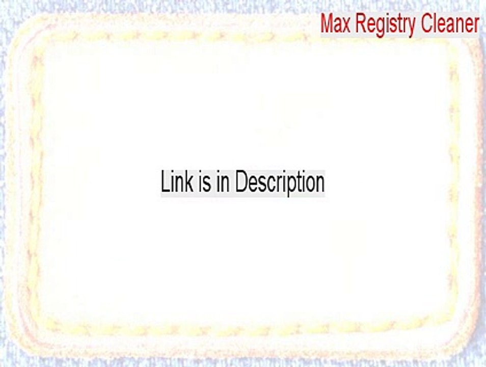 Max Registry Cleaner Keygen - Download Here [2015]