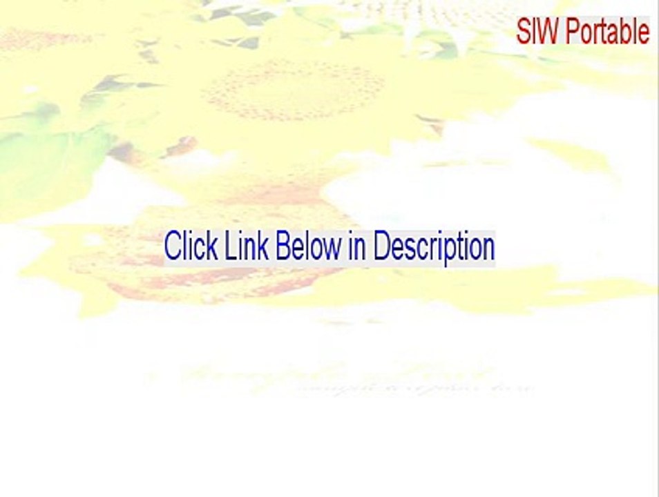 SIW Portable Free Download [Instant Download]