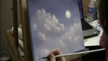 How To Paint A Night Sky Scene - Acrylic Painting Lessons by Brandon Schaefer