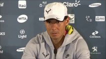 Rafael Nadal's press conference / R1 Rio Open 2015