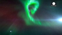 Espectacular Aurora Boreal en el Norte de Suecia