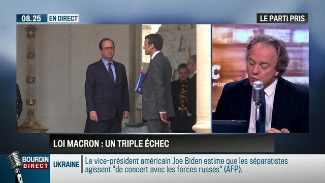 Le parti pris d'Hervé Gattegno: La loi Macron est un triple échec pour François Hollande ! - 18/02