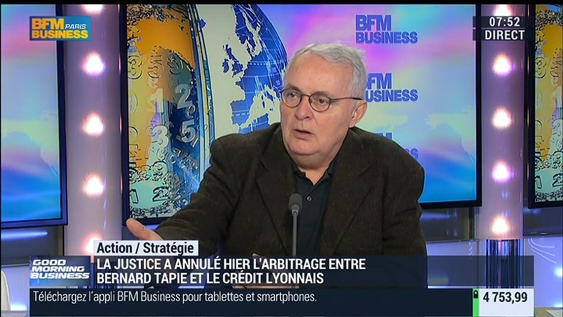 Vente d'Adidas: Bernard Tapie a-t-il été escroqué par le Crédit lyonnais ?:  Laurent Mauduit - 18/02 - Vidéo Dailymotion
