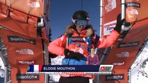 FWT15 - Run of Elodie Mouthon (FRA) Swatch Freeride World Tour 2015 Fieberbrunn By The North Face restaged in Vallnord-Arcalis AND