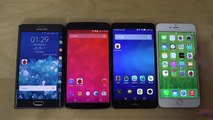 Samsung Galaxy Note Edge vs. Nexus 6 vs. Ascend Mate 7 vs. iPhone 6 Plus - AnTuTu Speed Test