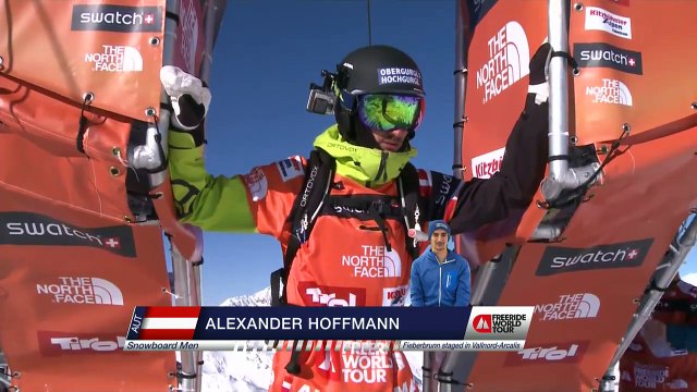 FWT15 - Run of Alexander Hoffmann (AUT) Swatch Freeride World Tour 2015 Fieberbrunn By The North Face restaged in Vallnord-Arcalis AND