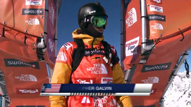 FWT15 - Run of Christopher Galvin (USA) Swatch Freeride World Tour 2015 Fieberbrunn By The North Face restaged in Vallnord-Arcalis AND