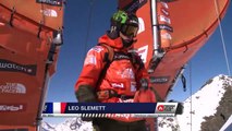 FWT15 - Run of Léo Slemett (FRA) Swatch Freeride World Tour 2015 Fieberbrunn By The North Face restaged in Vallnord-Arcalis AND