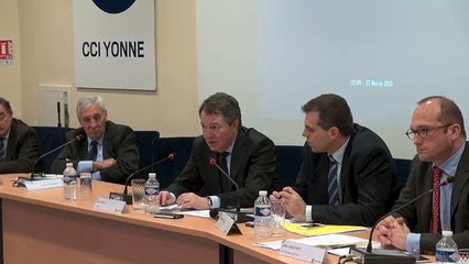 L'intervention de Pierre Deplanche à la CCI de l'Yonne