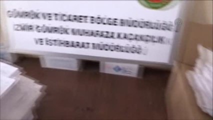 İzmir'de Kaçakçılık Operasyonu