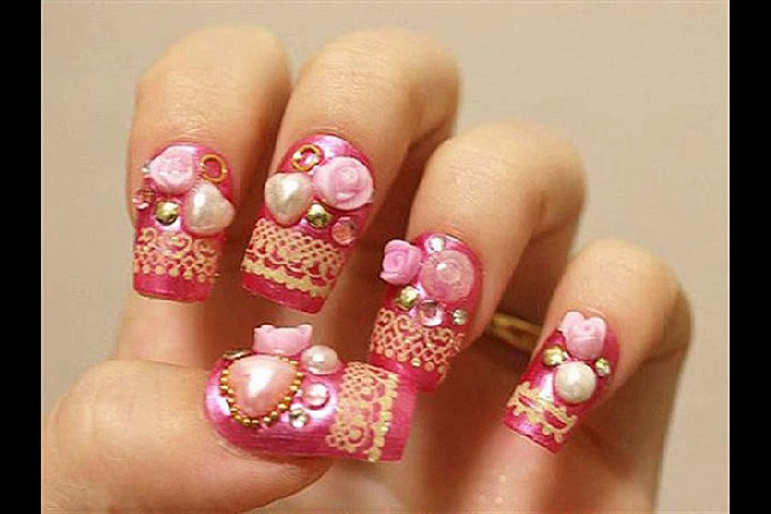 Latest Nails Arts Design Fashion for Girls