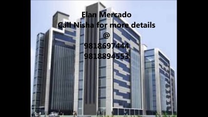 Assured return 9818697444 commercial property gurgaon(elan)