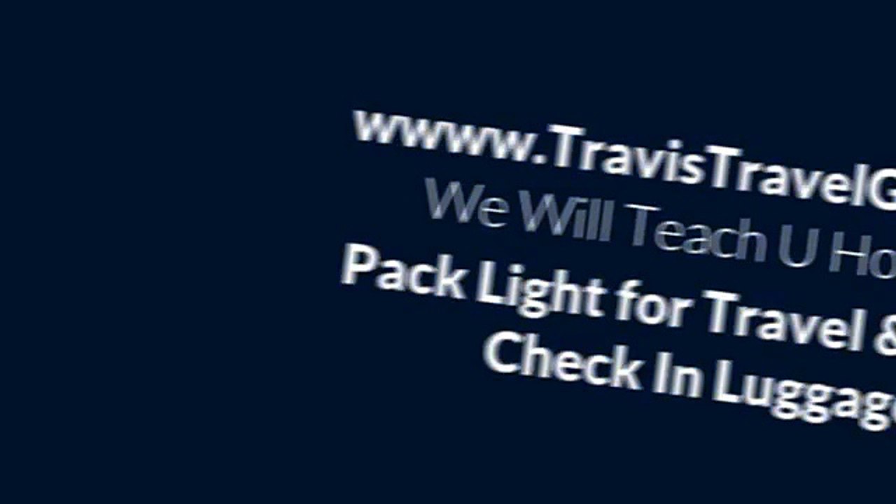 How To Pack Light for Travel & Never Check In Luggage