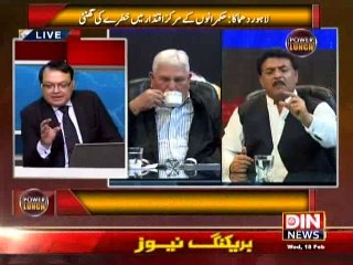 Power Lunch - Khali Hatho Se Jang 18 February 2015