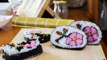 How to Make Flower Sushi Art - Amazing Food Recipe