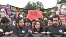 Özgecan'ın Üniversitesi'nde Protesto Yürüyüşü (2)