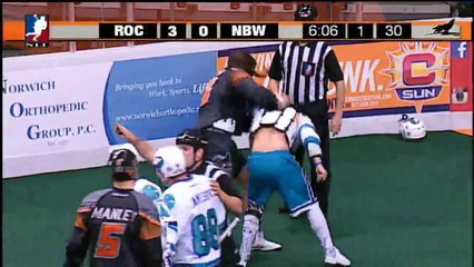 NLL Lacrosse League • Fight  Bill O'Brien delivers uppercuts