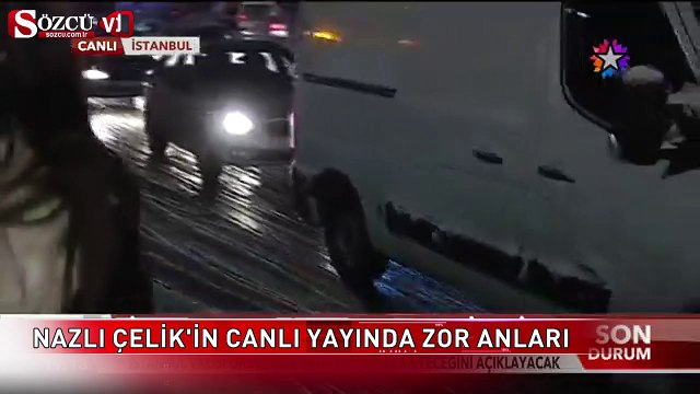 Nazlı Çelik canlı yayında fena yakalandı