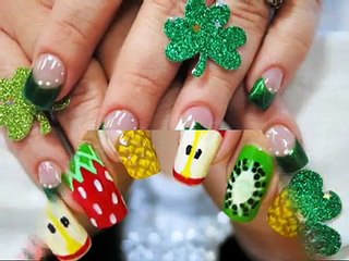 Colorful nails art designs latest 2014 pictures