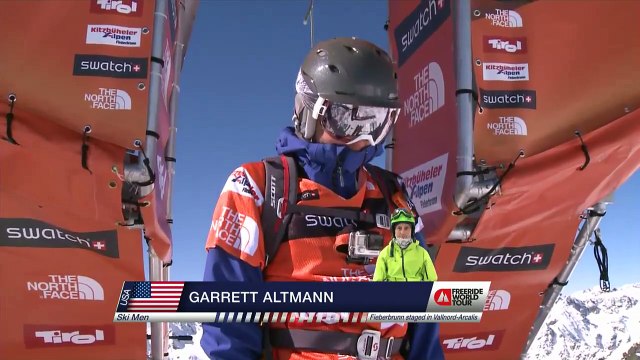 FWT15 - Run of Garrett Altmann (USA) Swatch Freeride World Tour 2015 Fieberbrunn By The North Face restaged in Vallnord-Arcalis AND