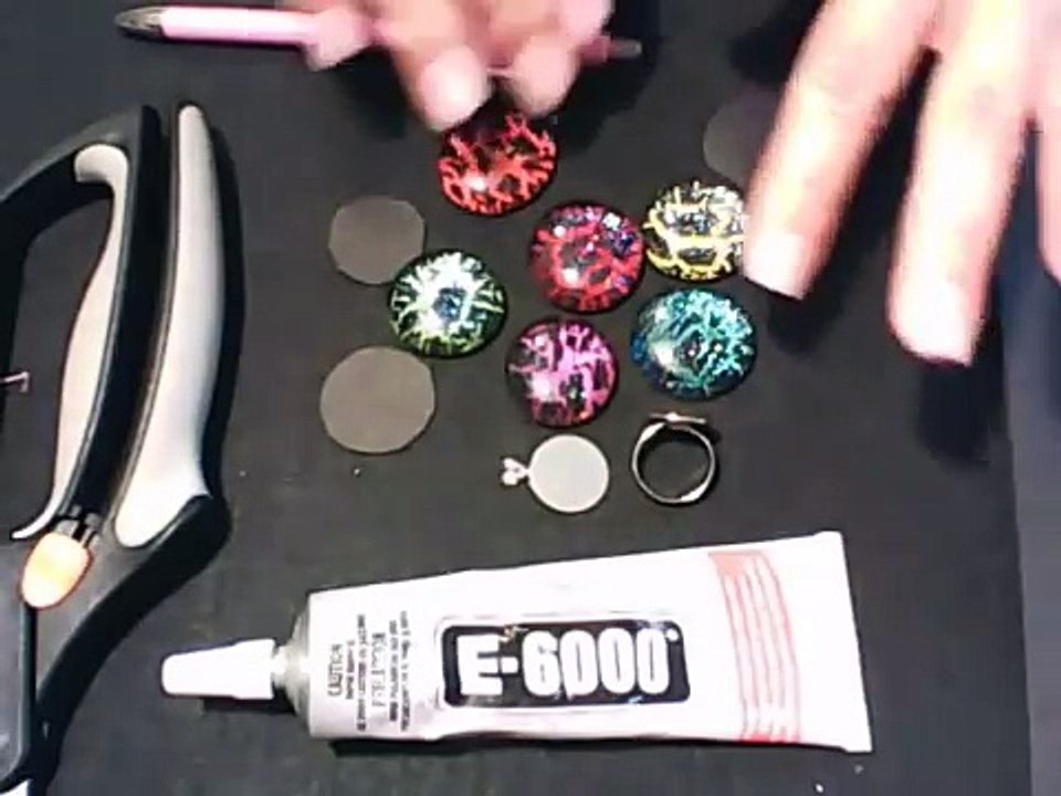DIY Nail Polish Glass Stone Ring and Bezel video Dailymotion